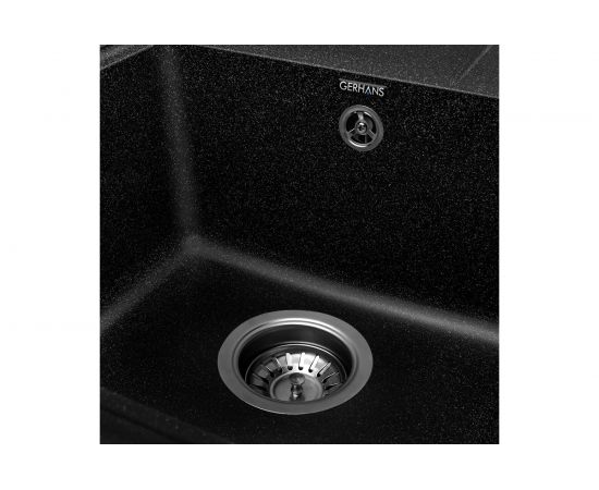 Кухонная мойка Gerhans B 15 22 ЧЕРНЫЙ /БЕЛАРУСЬ/ 620х435 мм В15-22 – изображение 3