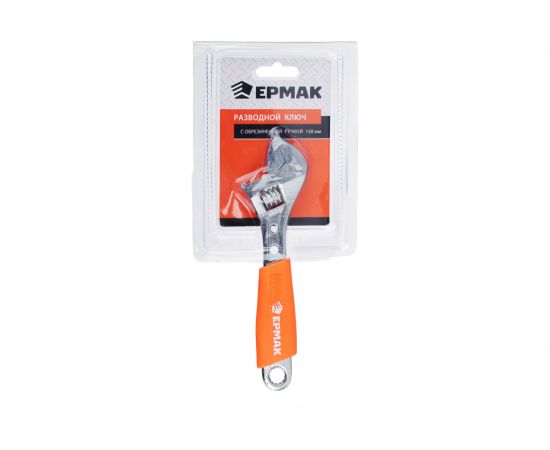Разводной ключ с обрезиненной ручкой ЕРМАК 150мм 655-007 – изображение 3