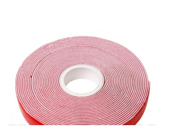 Двухсторонняя клейкая лента MEGAPOWER 30 мм х 5 м профессиональный красный ET-305PRO – изображение 3