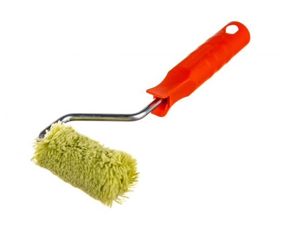 Валик DECOR 60 мм, d 15 мм, бюгель 6 мм, ворс 12 мм, полиакрил зеленый запаска, ручка стандарт mini – изображение 3