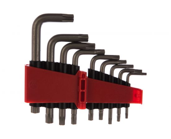 Набор торкс Г-образн.c отверст Т10Н-Т50Н, 9 предм. FORCE 5098T – изображение 3