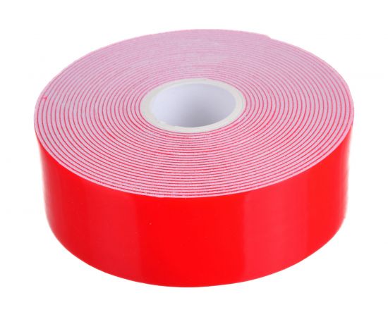 Двухсторонняя клейкая лента MEGAPOWER 30 мм х 5 м профессиональный красный ET-305PRO – изображение 4