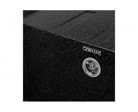 Кухонная мойка Gerhans B 15 22 ЧЕРНЫЙ /БЕЛАРУСЬ/ 620х435 мм В15-22 – изображение 4