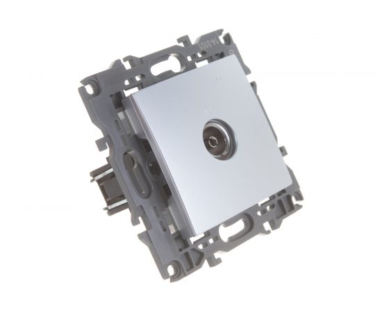 Розетка TV ЭРА 14-3101-03 одиночная, IP20, Elegance, алюминий Б0034292 – изображение 4