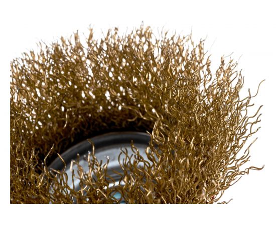 Щетка металлическая чашка (65 мм; М14) для УШМ ON 20-03-065 – изображение 5