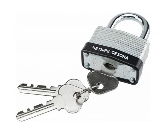 Навесной замок ЧЕТЫРЕ СЕЗОНА ССН-40 79-0134 – изображение 5