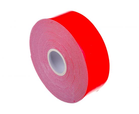 Двухсторонняя клейкая лента MEGAPOWER 30 мм х 5 м профессиональный красный ET-305PRO – изображение 5