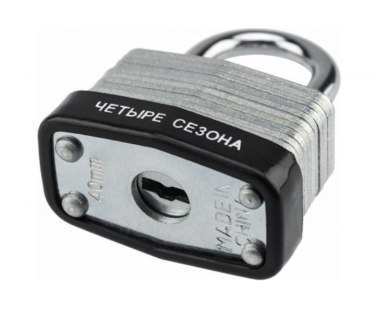 Навесной замок ЧЕТЫРЕ СЕЗОНА ССН-40 79-0134 – изображение 6
