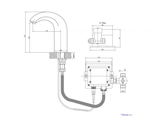 Бесконтактный сенсорный смеситель для раковины Lemark Project LM4652CE – изображение 10