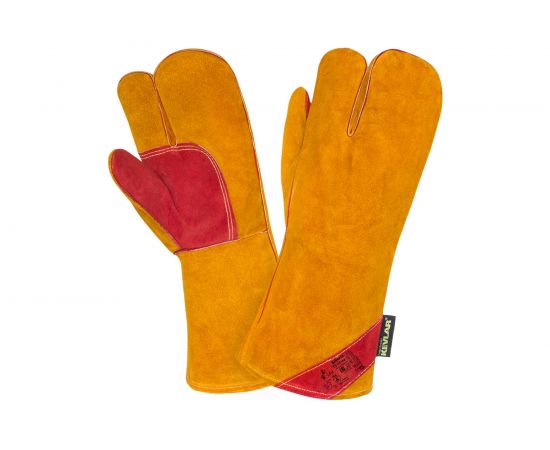 Трехпалые краги сварщика 2Hands Т3-11-ru 12,5 Siberia 