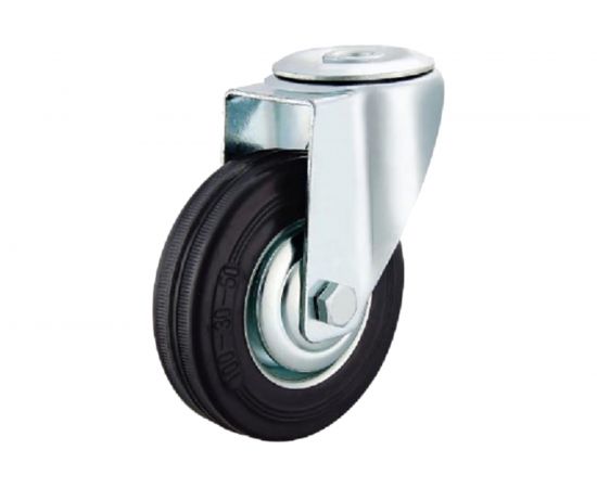 Колесо промышленное поворотное под болт М12 SCH42 100 мм MFK-TORG 4004100 