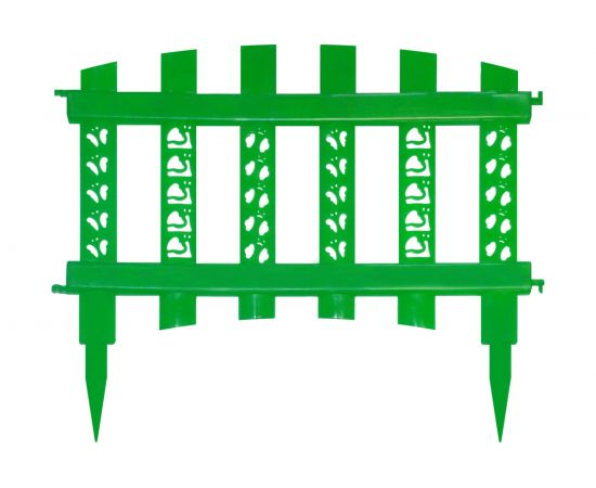 Декоративный заборчик Дачная мозаика "Палисадник" зеленый 10674 