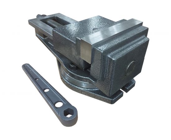 Станочные тиски 140мм, поворотные, с открытым винтом, серия QB GRIFF b241201 