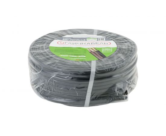 Кабель ВВГ-Пнг(А)-LS 3x1,5ок(N,PE)-0,66, Угличкабель бухта 100м, P161030B2000312 