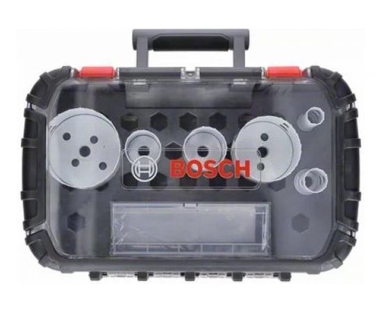 Набор коронок электрика по дереву и металлу Progressor for Wood&Metal 9 предметов Bosch 2608594190 