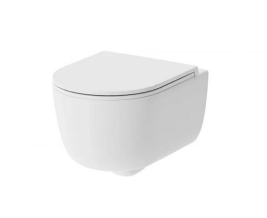 Подвесной унитаз Damixa Sirius безободковый, с сиденьем микролифт DX86C1700SC 