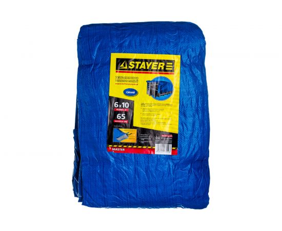 Универсальный тент-полотно с люверсами 6х10 м STAYER MASTER 12560-06-10 