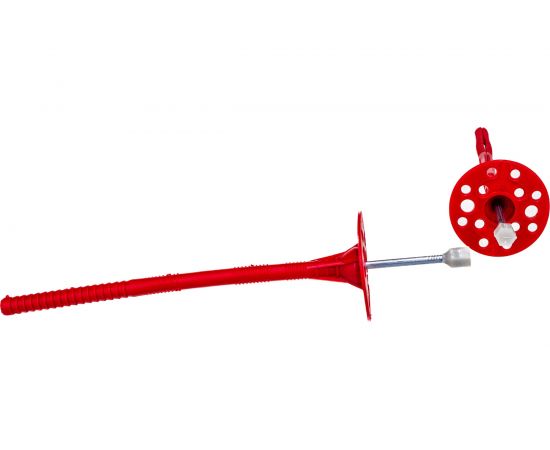 Дюбель для теплоизоляции с металлическим гвоздём с термоголовкой 10х200, 25шт - пакет Tech-Krep 124472 