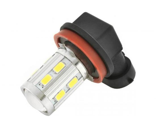 Автолампа диод SKYWAY H11 12 SMD диодов 1-конт, белая S08201005 