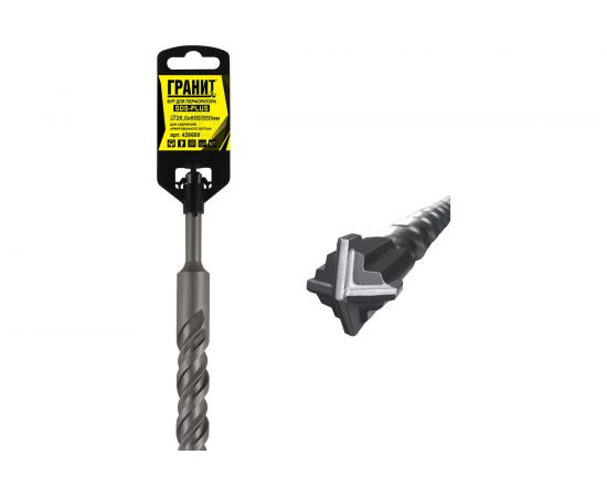 Бур Quadro-X (26.0х600/550 мм; SDS-plus) ГРАНИТ 426600 