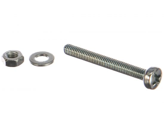 Пакет в��нт п/ц с гайкой и шайбой Метизный двор цинк м4х35мм 20 шт. 4607173901903 