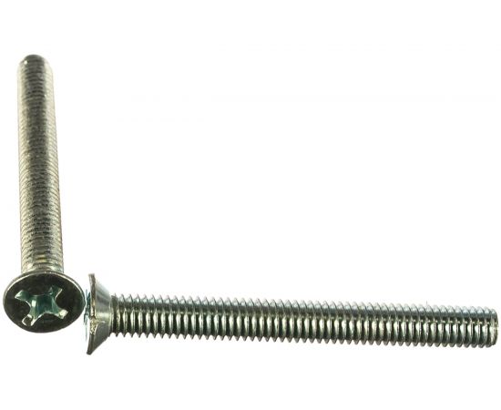 Потайной винт КРЕП-КОМП цинк DIN965 6х55 200шт вп655ф – изображение 2