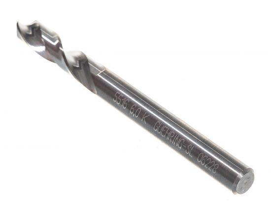 Сверло тип N (6 мм, твердый сплав, без покрытия) Guhring 5516 6,000 – изображение 2