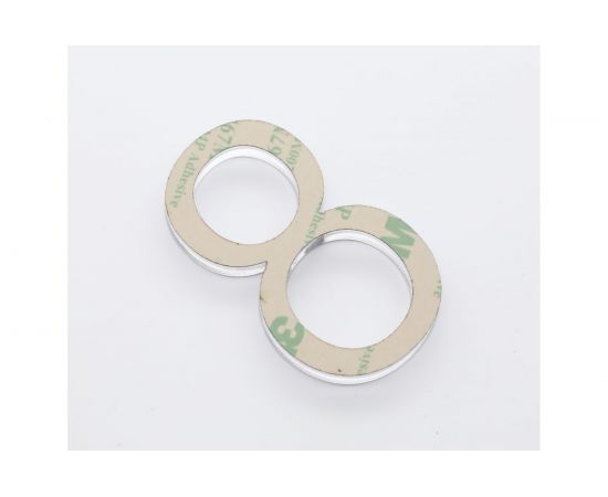 Цифра дверная 8 Brante LOFT 60 мм матовый хром 150187 – изображение 2