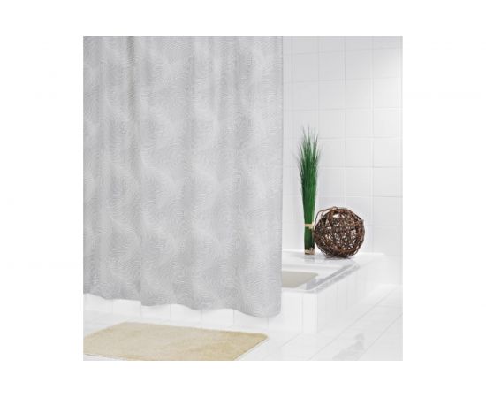 Штора для ванных комнат RIDDER 3D серый 180x200 35870 – изображение 2