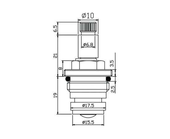 Резиновая кран-букса OLIVES OL MG24R20 – изображение 2