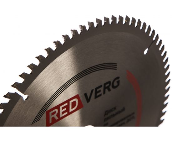 Диск пильный твердосплавный по ламинату (216х30 мм; 80 зубьев) REDVERG 6621257 – изображение 2