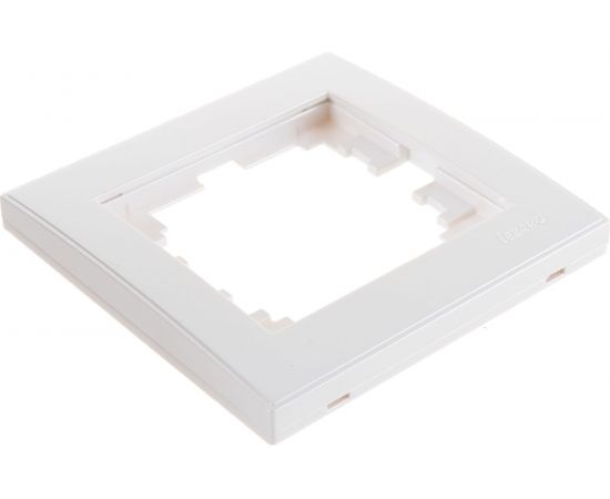 Горизонтальная рамка LEZARD RAIN б/ вст жемчужно-белый металлик 703-3030-146 – изображение 2