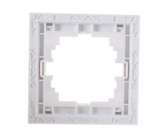 Горизонтальная рамка LEZARD RAIN б/ вст жемчужно-белый металлик 703-3030-146 – изображение 3