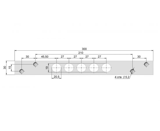 Запорная планка CRIT ПЗ-1РК-Хп 00087 – изображение 3
