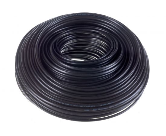 Кабель REXANT КВК-П-1,5+2x0,50 кв.мм Cu/Cu черный бухта 200 м 01-4013 – изображение 3