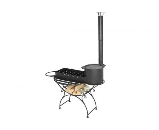 Чугунная решетка-гриль Везувий 380 мм А-366054 – изображение 4