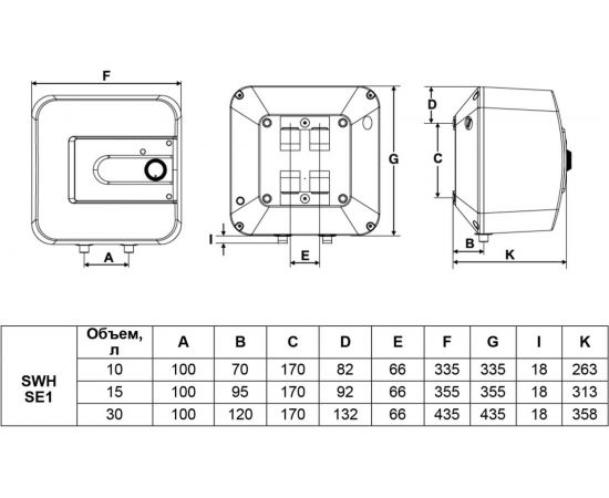 Электрический накопительный водонагреватель Timberk SWH SE1 30 VU – изображение 4
