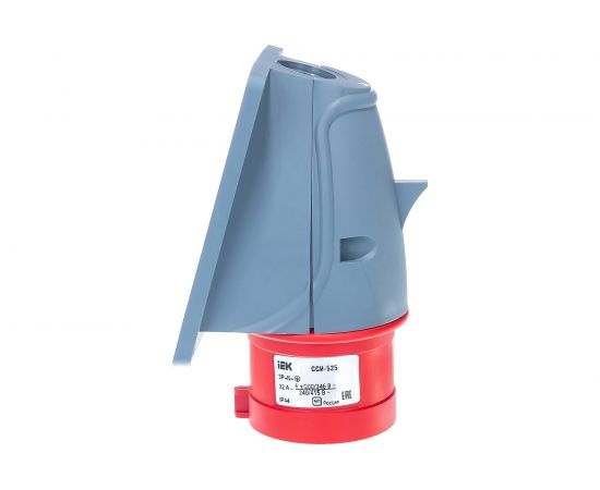 Стационарная вилка IEK ССИ-525 32А-6ч/200/346-240/415В 3Р+РЕ+N IP44 MAGNUM PSN52-032-5 – изображение 7