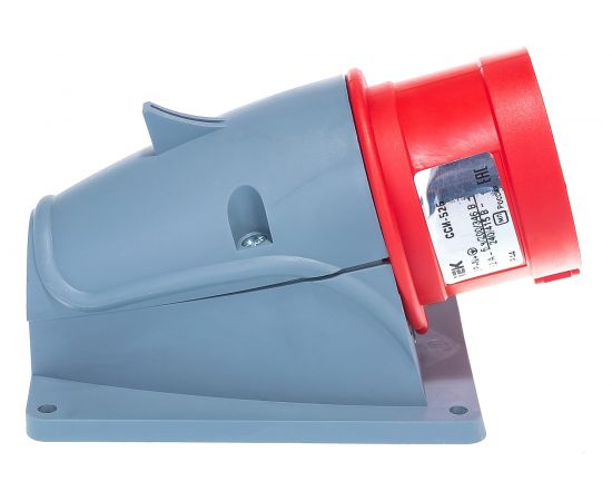 Стационарная вилка IEK ССИ-525 32А-6ч/200/346-240/415В 3Р+РЕ+N IP44 MAGNUM PSN52-032-5 – изображение 8