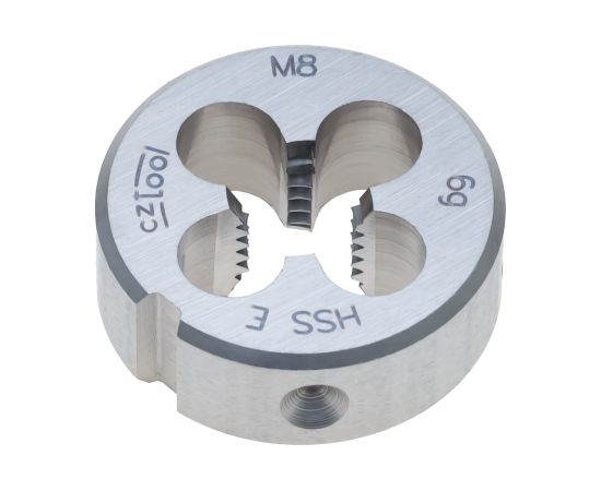 Плашка HSSE М 8 шаг 1,25 мм. D25 мм Bucovice Tools 290080 