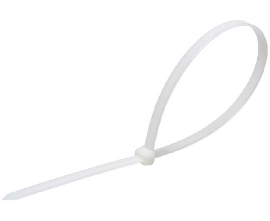 Кабельная стяжка АБК-СИЛА 2,5х 150, белая, 100 шт. 11052005 
