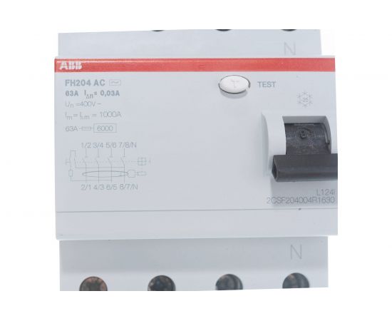 УЗО ABB FH204AC 4P 63A 30mA 2CSF204004R1630 