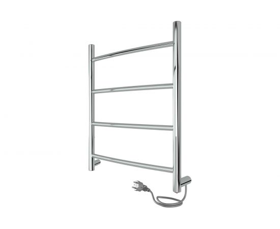 Полотенцесушитель INDIGO Arc electro 50/50, (скр.монтаж, унив.подкл.R/L, полиров.) LCAE50-50R 