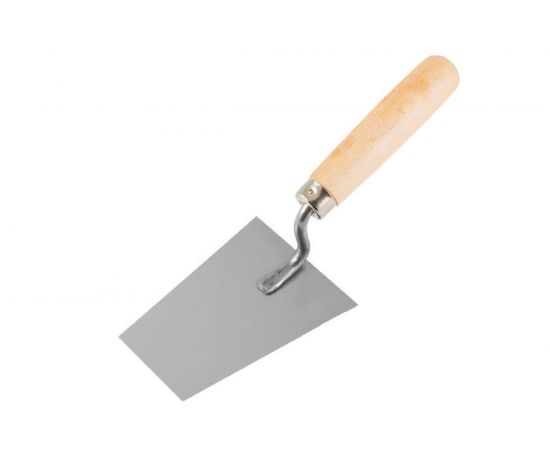 Штукатурный мастерок из нержавеющей стали с рукояткой из бука, 160x60 мм РемоКолор Трапеция 28-0-716 