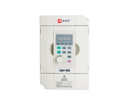 Преобразователь частоты EKF, 1.5/2.2кВт, 3х400В, VECTOR-100, PROxima SQVT100-1R5-3B 