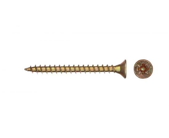 Универсальные саморезы СУ-Ж ЗУБР, 40 х 3.0 мм, 50 шт, желтый цинк, 300396-30-040 