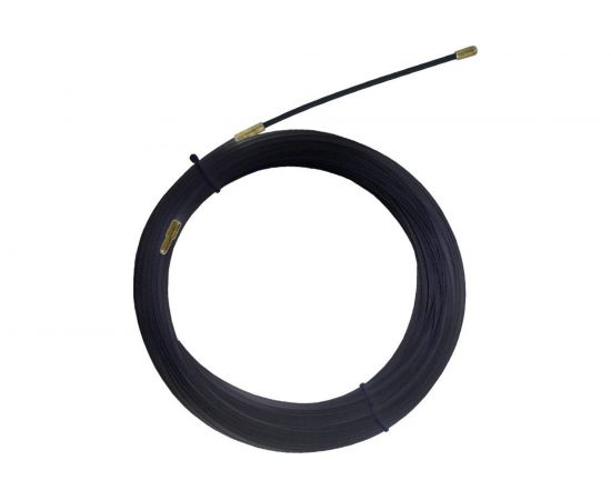 Нейлоновая кабельная протяжка TDM НКП диаметр 4мм, длина 20м, с наконечниками, черная SQ0590-0024 