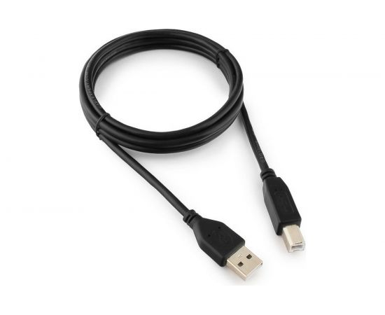 Кабель Cablexpert USB 2.0 Pro AM/BM, 1.8м, экран, черный, пакет CCP-USB2-AMBM-6 