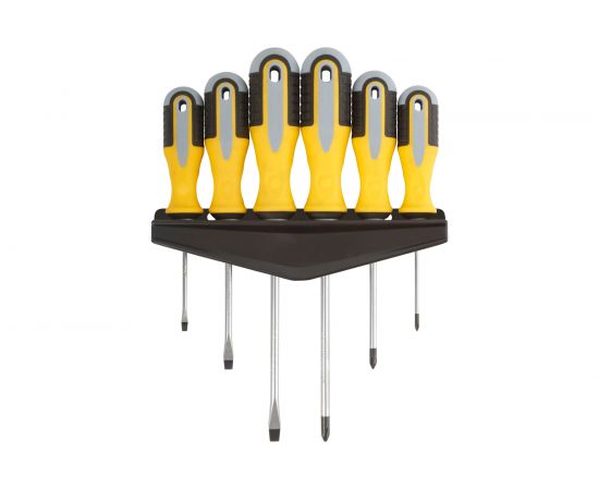 Отвертки FIT Старт, CrV сталь, набор 6 шт 56032 