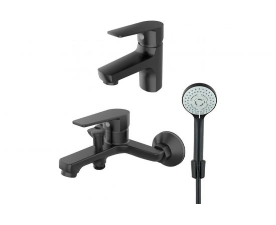 Набор смесителей Orange Loop черный матовый, с душевыми аксессуарами M26-311b – изображение 14